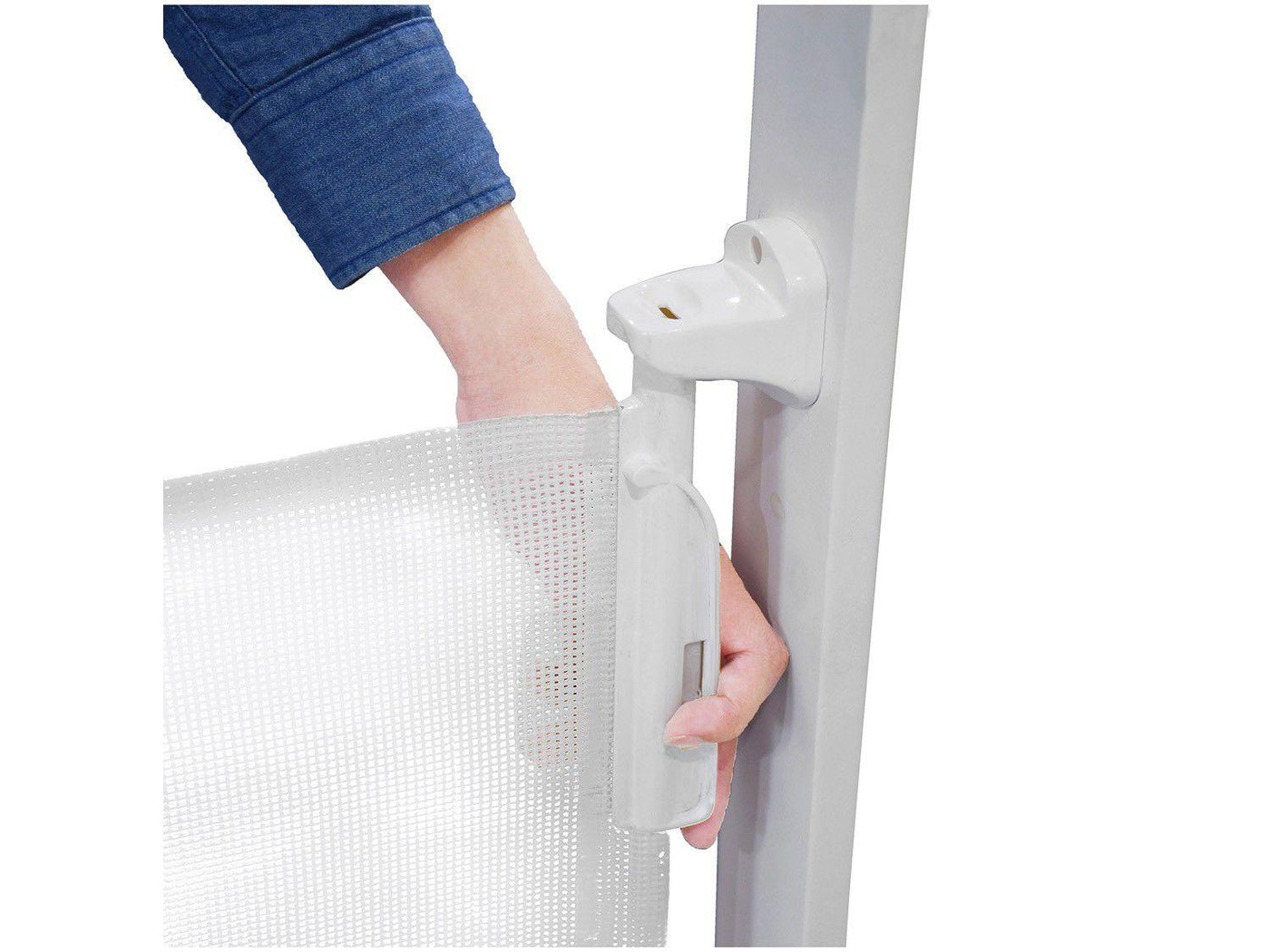 Grade de Segurança Retrátil Rolling Gate Branca, Safety 1st