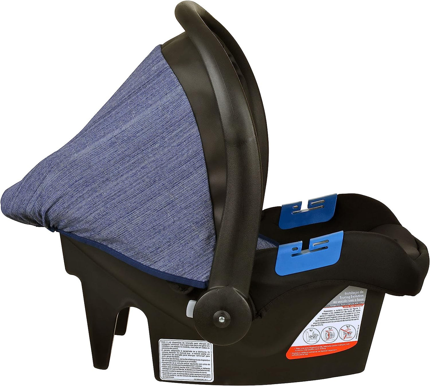 Carrinho de bebê Travel System Rio K Mesclado Azul, Burigotto
