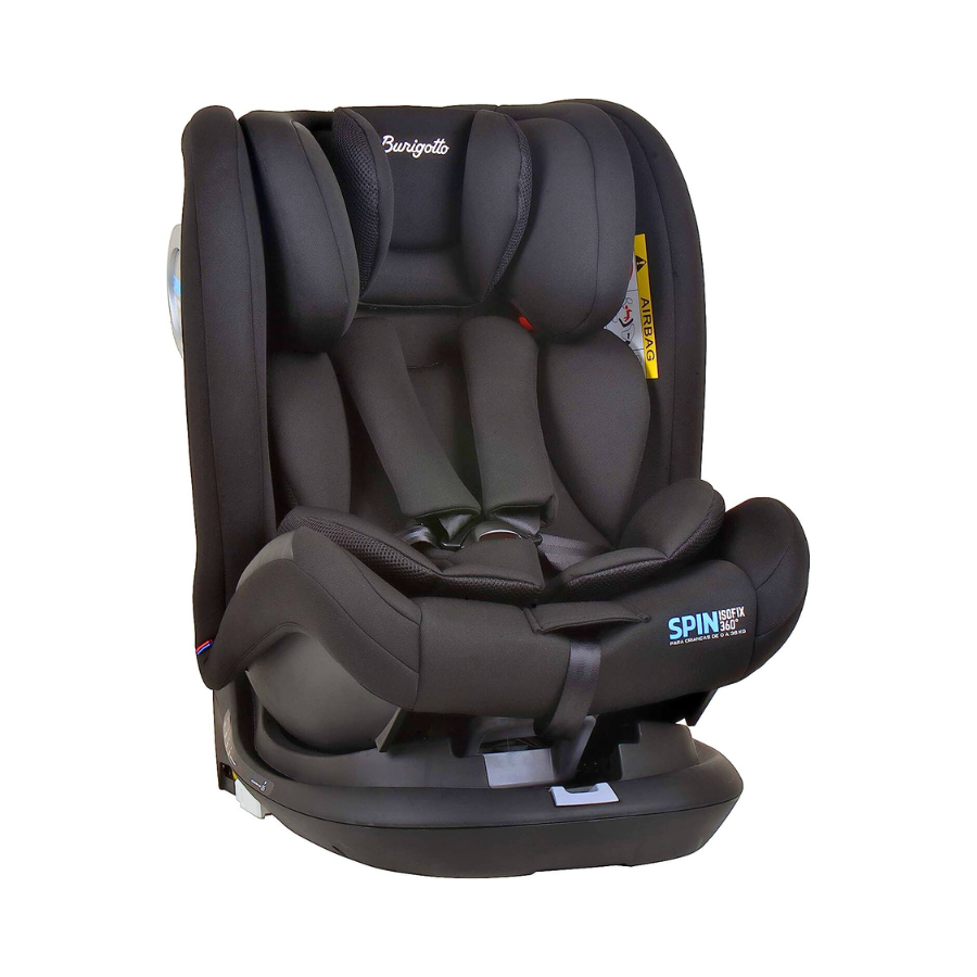 Cadeira para carro Spin Isofix, Preto, Burigotto