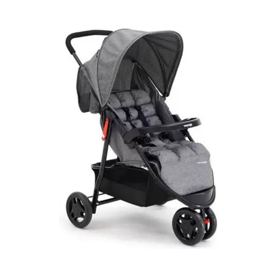 Carrinho De Passeio Para Bebê Delta Cinza, Voyage