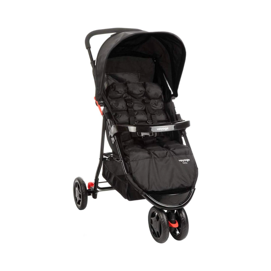 Carrinho De Passeio Para Bebê Delta (Até 15kg) Preto, Voyage