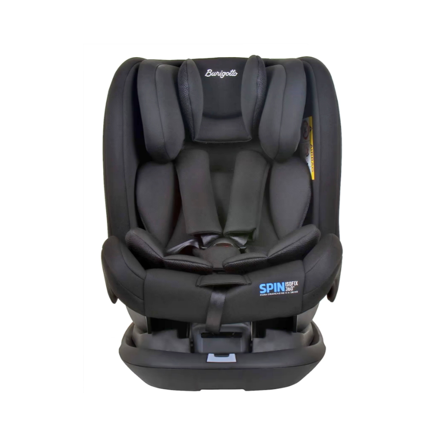 Cadeira para carro Spin Isofix, Preto, Burigotto