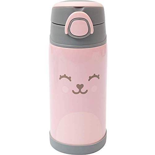 BUBA Garrafa Termica Parede Dupla 400 Ml Gumy - Rosa, Rosa, Tamanho único, Hora da Papinha