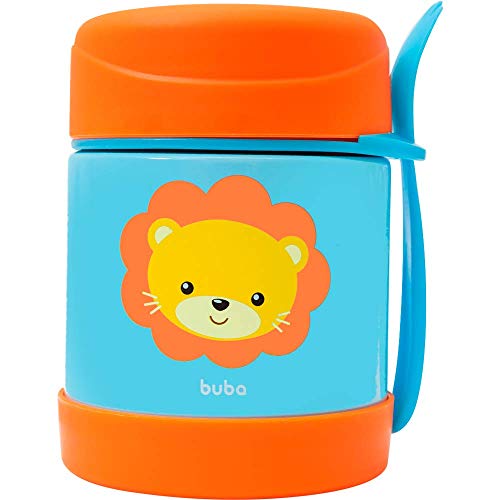 Pote Termico Animal Fun - Leao, BUBA, Colorido