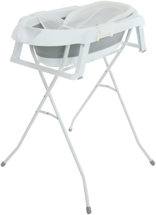 Banheira Smile com Suporte Cinza, Safety 1st