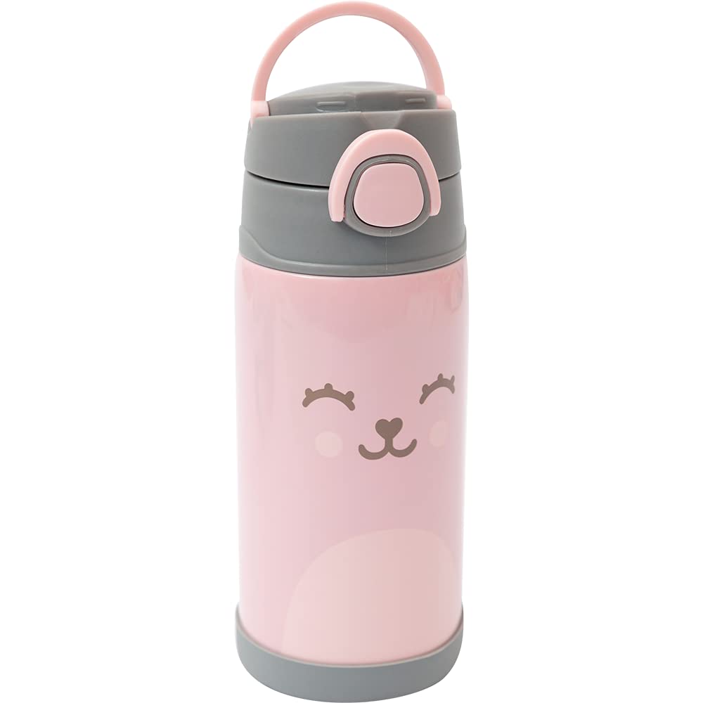 BUBA Garrafa Termica Parede Dupla 400 Ml Gumy - Rosa, Rosa, Tamanho único, Hora da Papinha