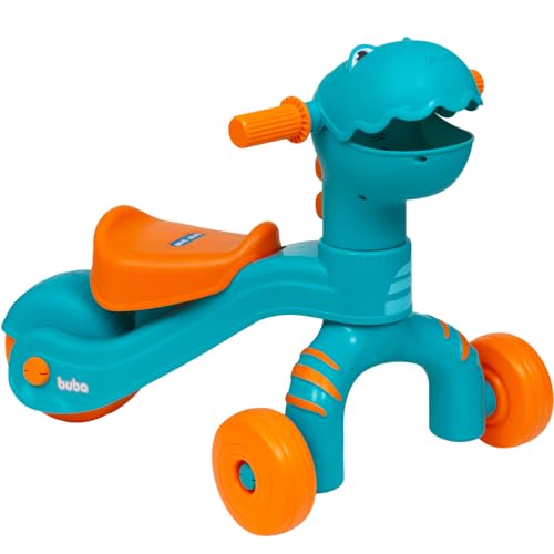 Triciclo Infantil Dinossauro Andador Som Luz Led 16993 Buba