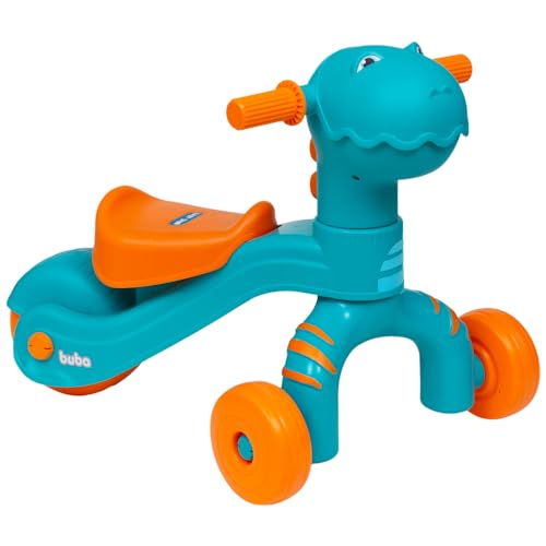 Triciclo Infantil Dinossauro Andador Som Luz Led 16993 Buba