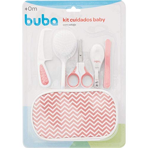 Kit Cuidados Baby Com Estojo, Buba, Rosa