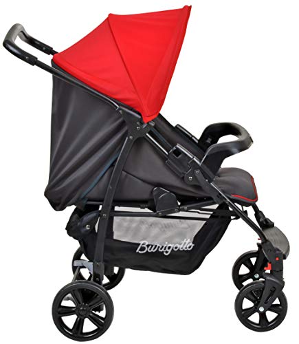 Burigotto Ecco Carrinho de Bebê, Vermelho, Até 15 kg