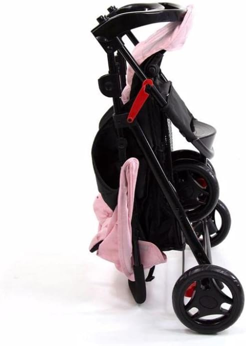Carrinho De Passeio Para Bebê Delta Até 15kgs Rosa, Voyage