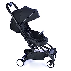 Carrinho de Bebê Up!, Preto, Até 15 kg, Burigotto