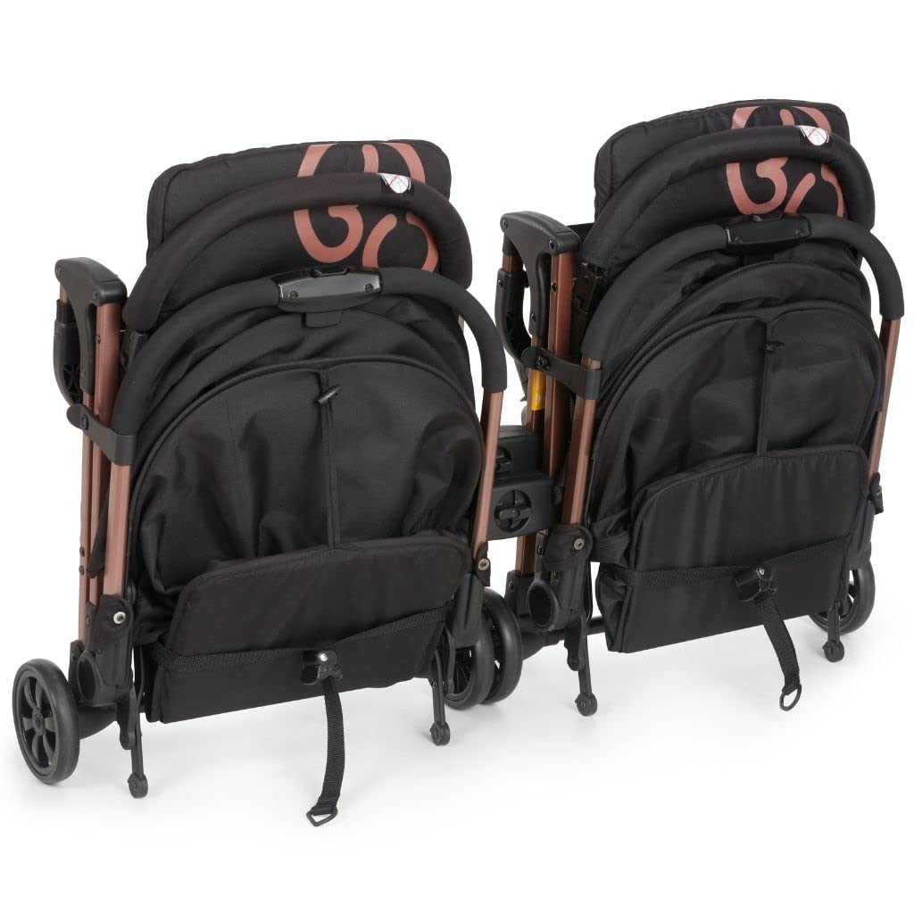 CARRINHO DUOLEE DUO PRETO COBRE (1085DPTC) - GALZERANO