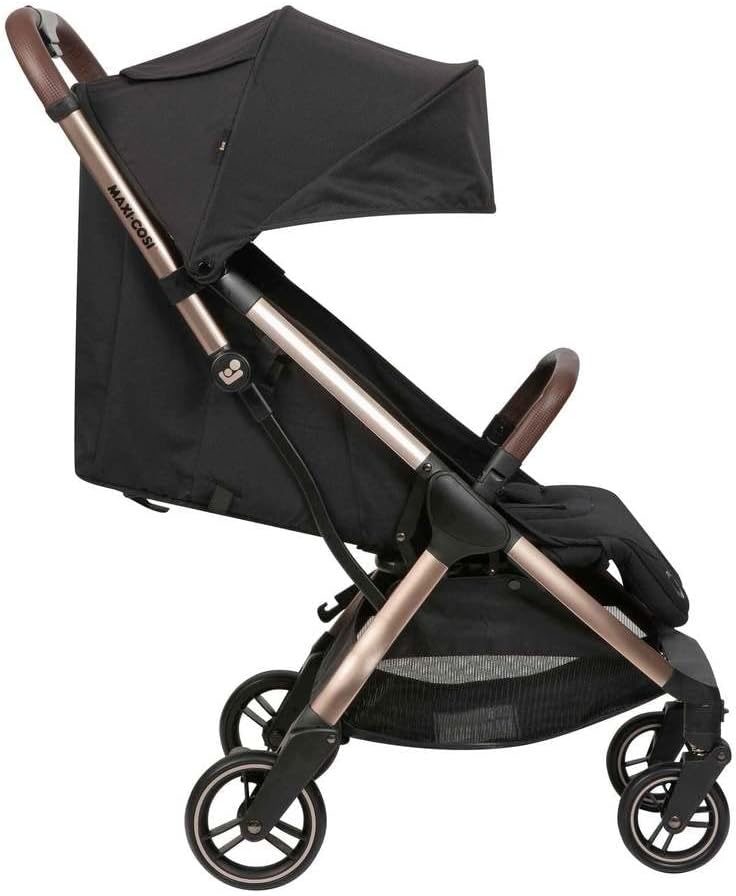 Carrinho de bebê Travel Eva Trio, Essential Black Champagne, Maxi-Cosi