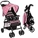 Voyage Carrinho de Bebê Passeio Vira Berço Spot Cinto 5 Pontos (Até 15kgs), Rosa Geo