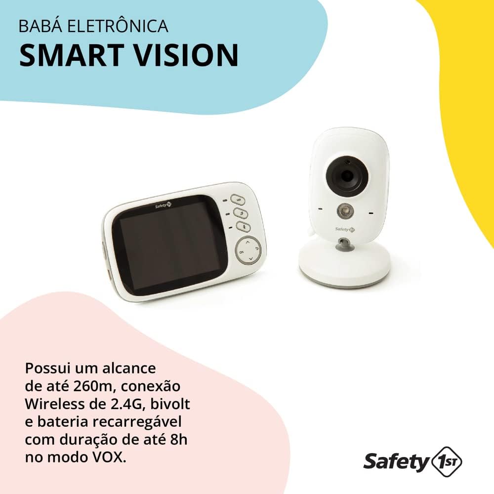 Babá Eletrônica Smart Vision, Safety 1st, White