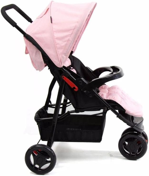 Carrinho De Passeio Para Bebê Delta Até 15kgs Rosa, Voyage