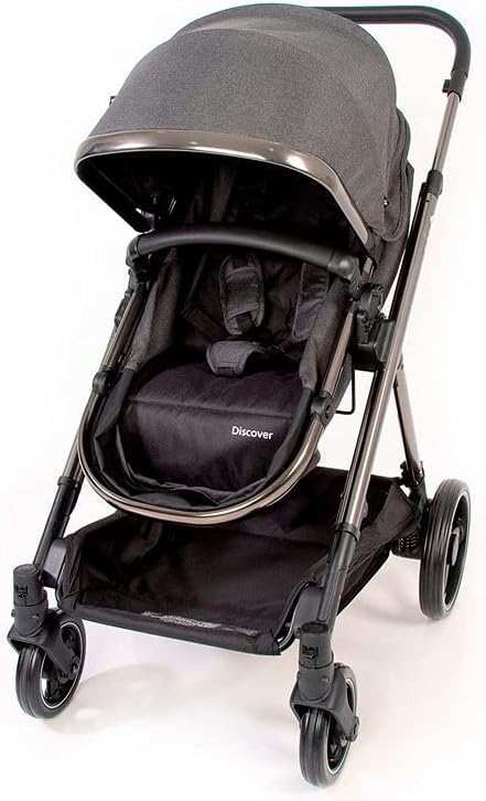 Carrinho de bebê Travel System Discover Trio Isofix Black, Safety 1st