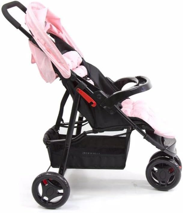 Carrinho De Passeio Para Bebê Delta Até 15kgs Rosa, Voyage