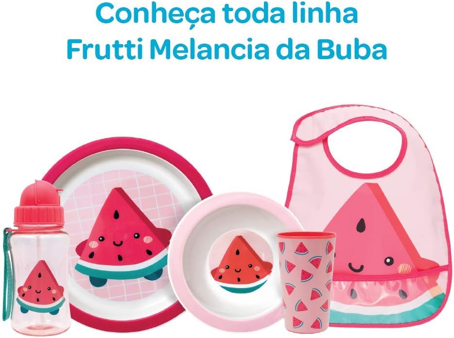 Kit Refeicao Frutti Melancia, Multicolorido, Buba