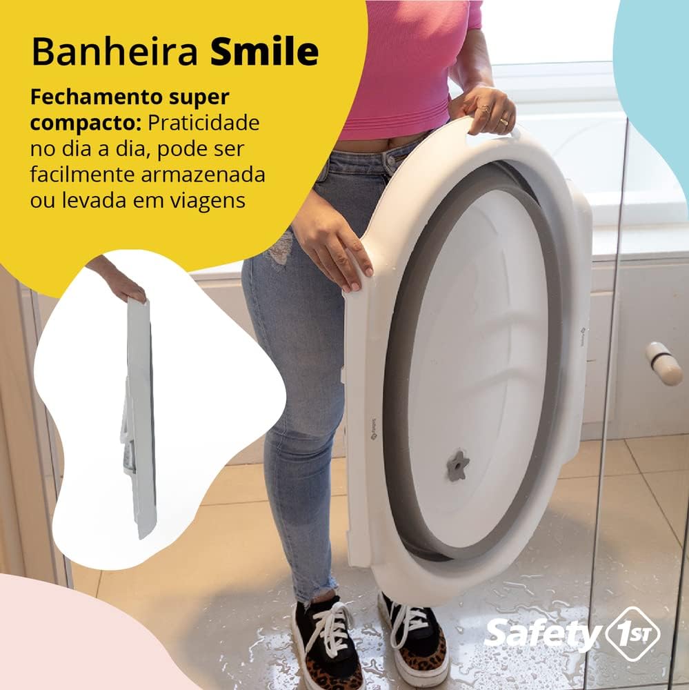 Banheira Smile Aqua Green, Safety 1st
