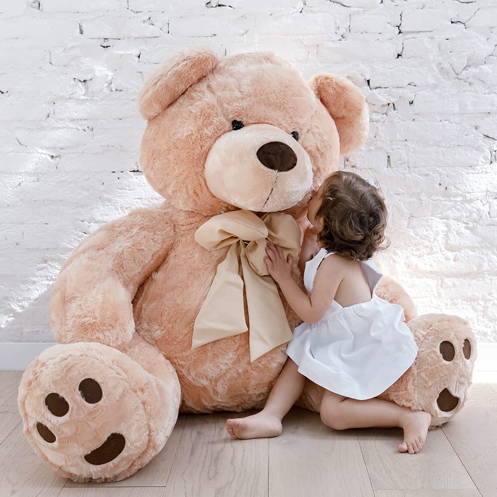 Urso Charles Gigante Caramelo, Buba Toys, Multicor, Gigante