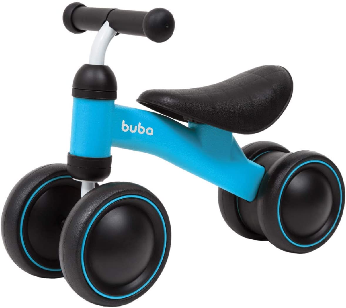 Bicicleta de Equilíbrio Infantil 4 Rodas Azul, Buba