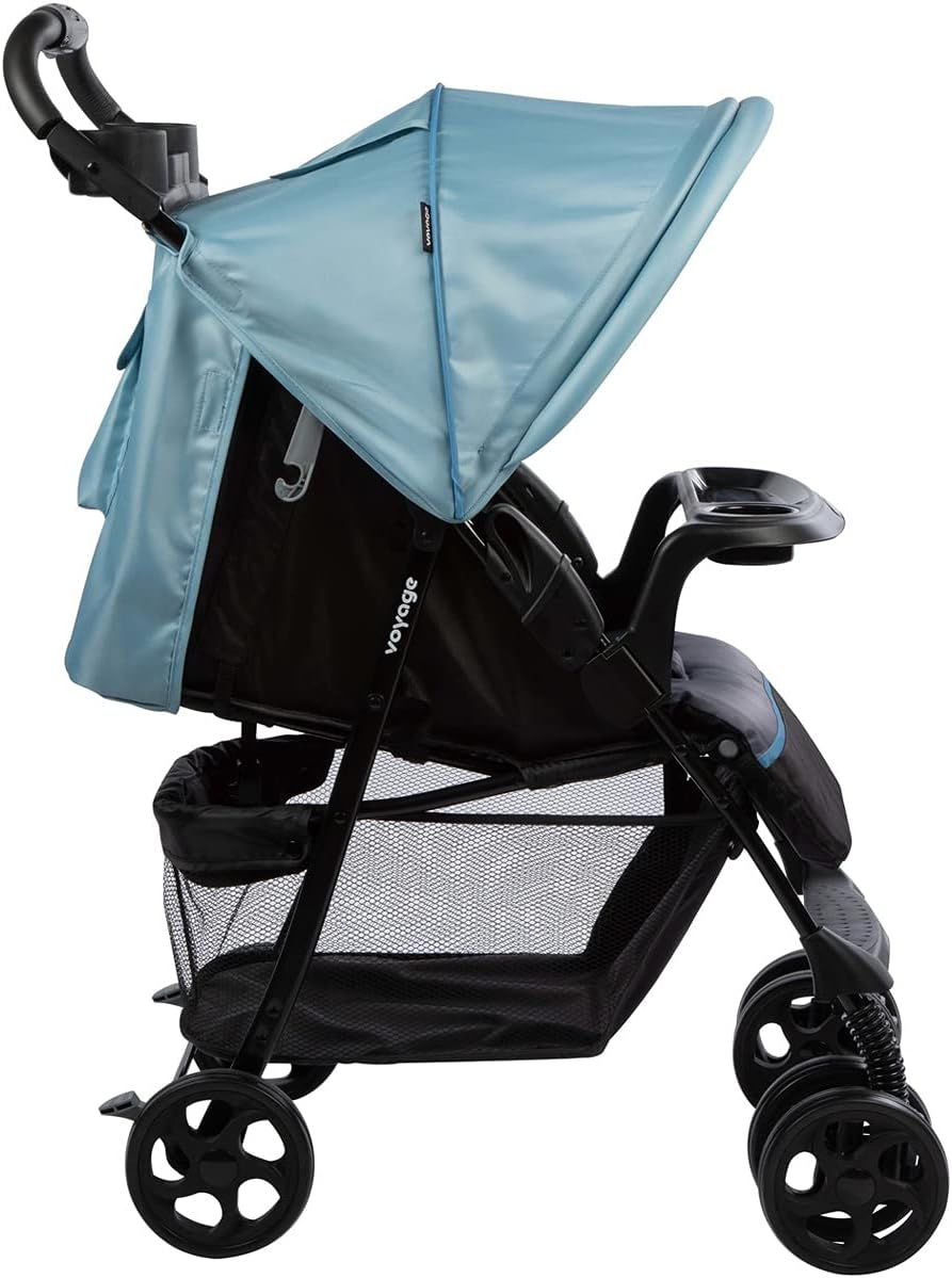 Carrinho Bebê Reclinável Moisés Até 15 Kg Azul, Spot Voyage