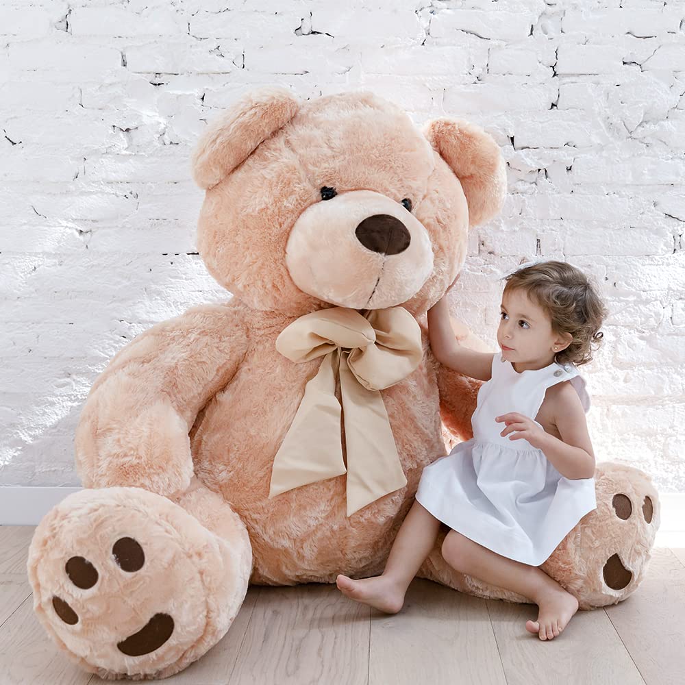 Urso Charles Gigante Caramelo, Buba Toys, Multicor, Gigante