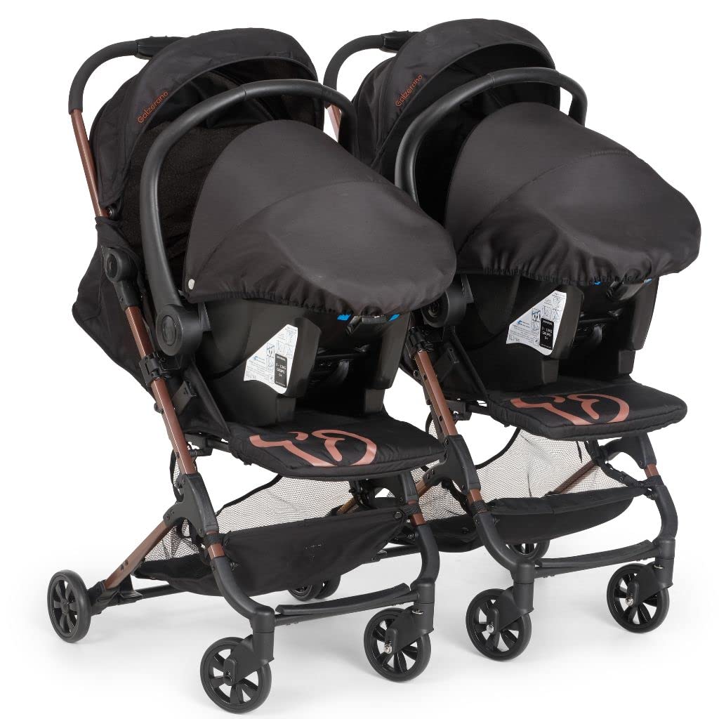 CARRINHO DUOLEE DUO PRETO COBRE (1085DPTC) - GALZERANO