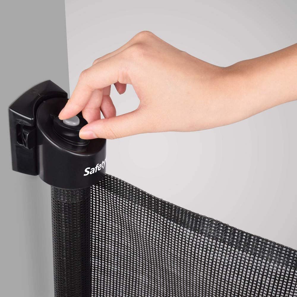 Grade de Segurança Retrátil Rolling Gate Preta, Safety 1st