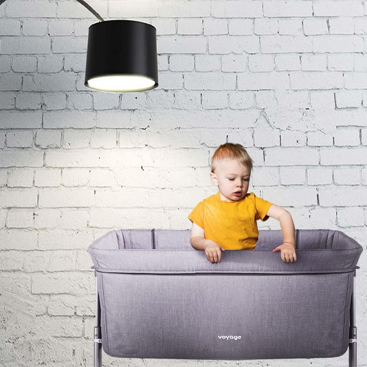 Berço Acoplável Co-bed Link Cinza, Voyage