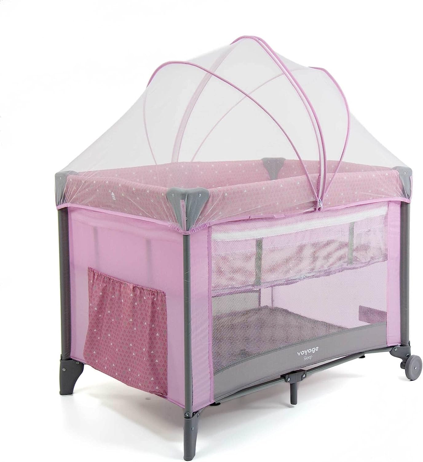 Berço Portátil Sleep Rosa, Voyage