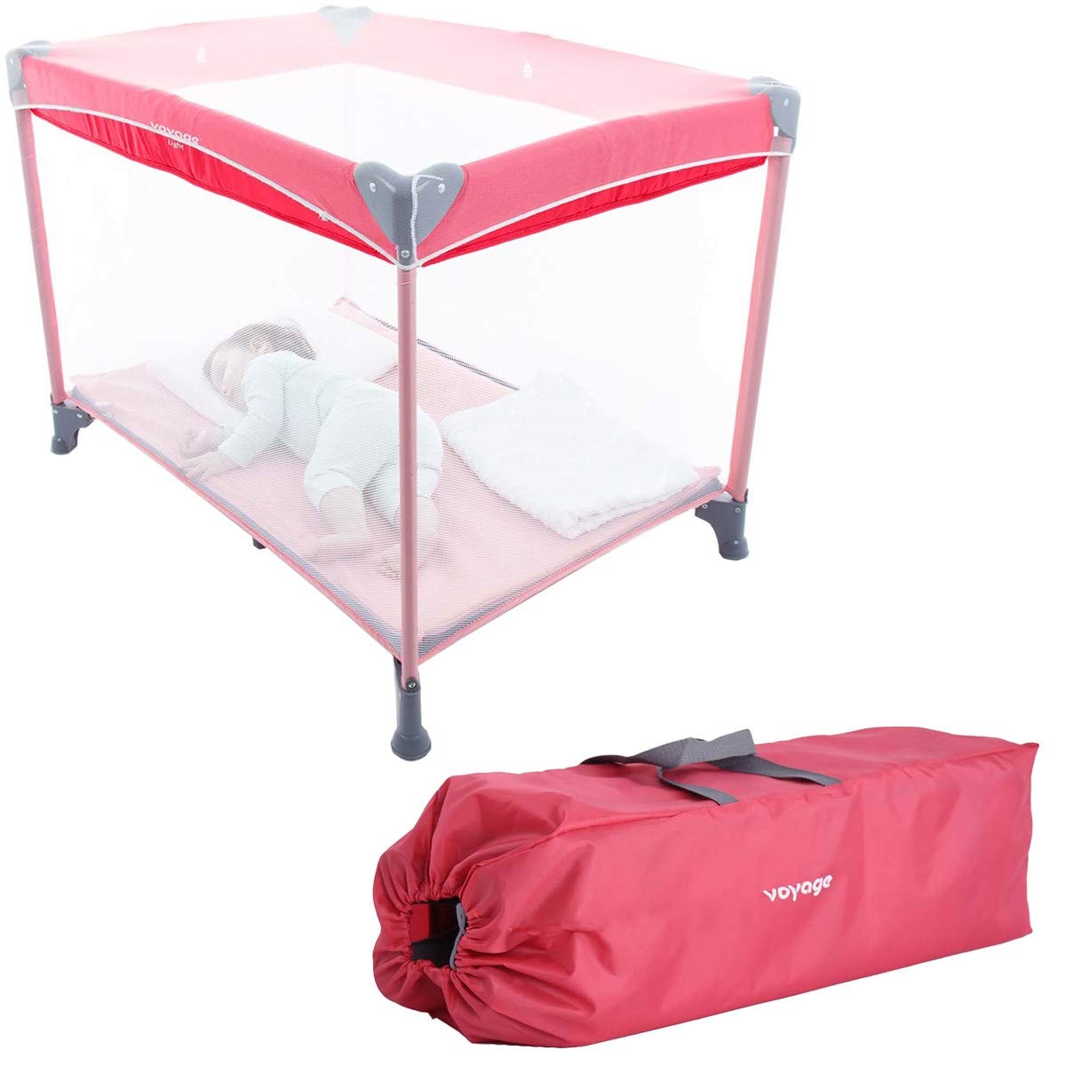 Berço de Bebê Portátil De 0 Meses Até 15kg Light - Voyage