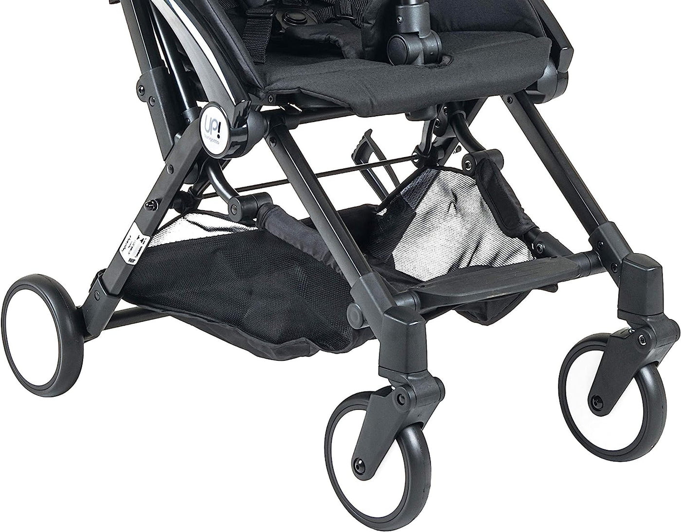 Carrinho de Bebê Up!, Preto, Até 15 kg, Burigotto
