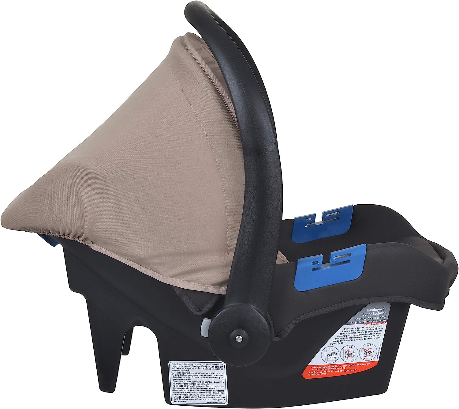 Carrinho de bebê Ecco System, Bege, Até 15 kg, Burigotto