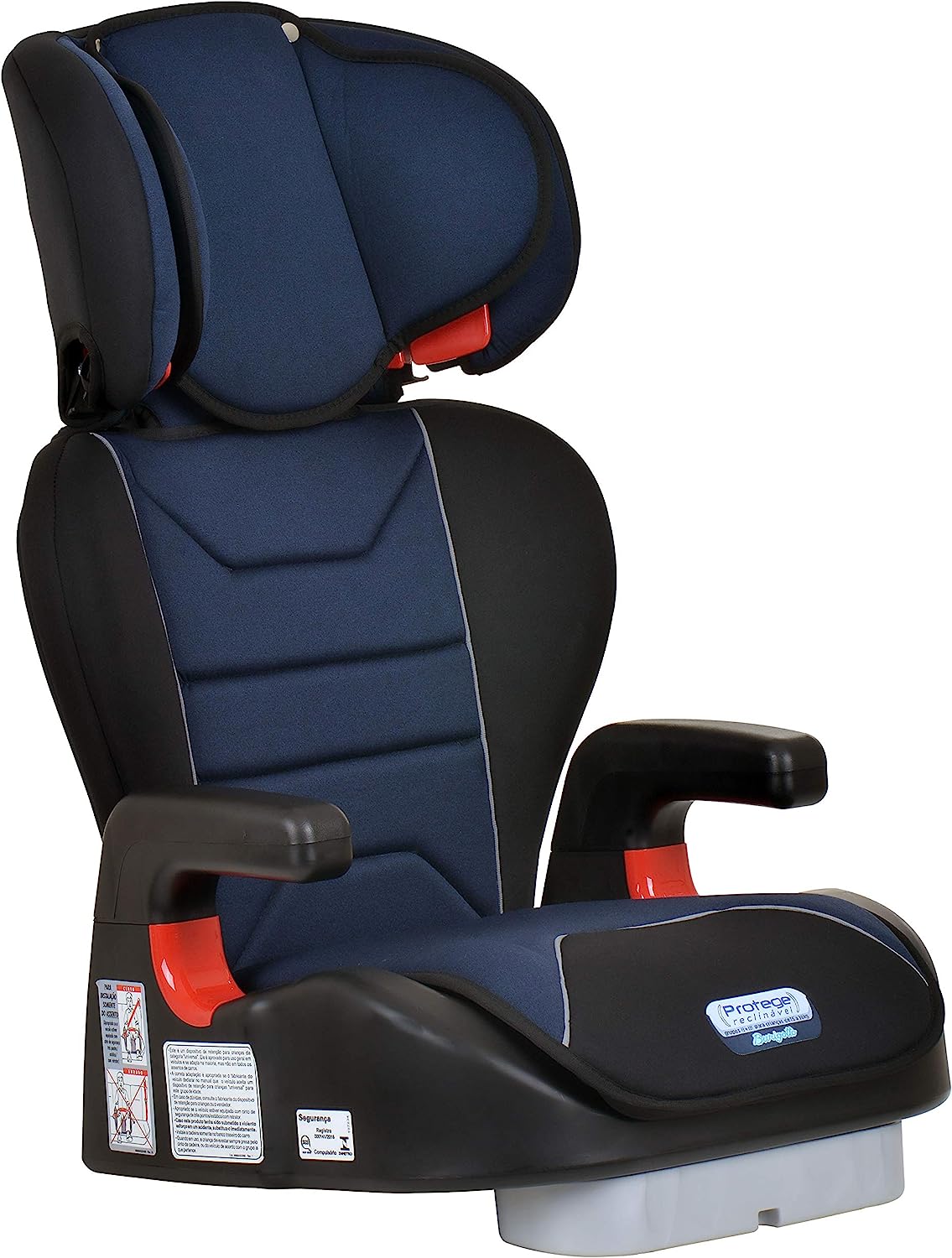 Protege Reclinável Cadeira para Auto Mesclado Azul, Burigotto