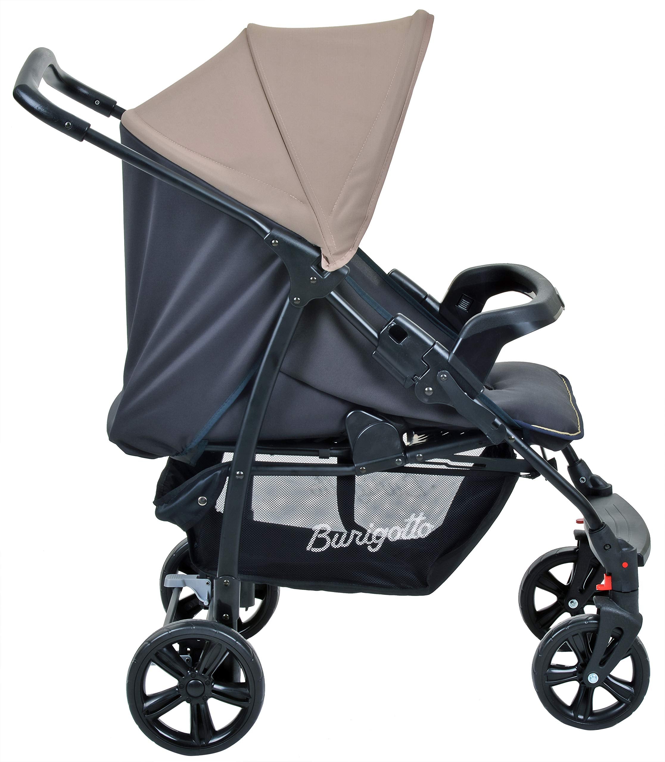 Burigotto Ecco Carrinho de Bebê, Bege, Até 15 kg
