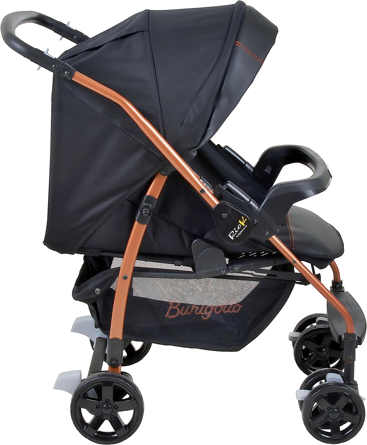 Carrinho de Bebê Ecco Travel System Preto Cobre, Burigotto