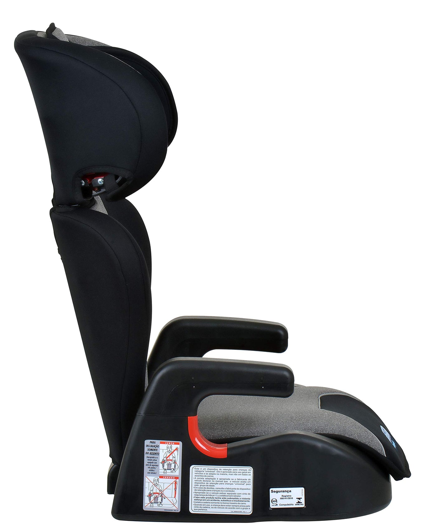 Burigotto Protege Reclinável Cadeira para Auto, Mesclado Cinza, 15-36 kg (Grupos 2 e 3)