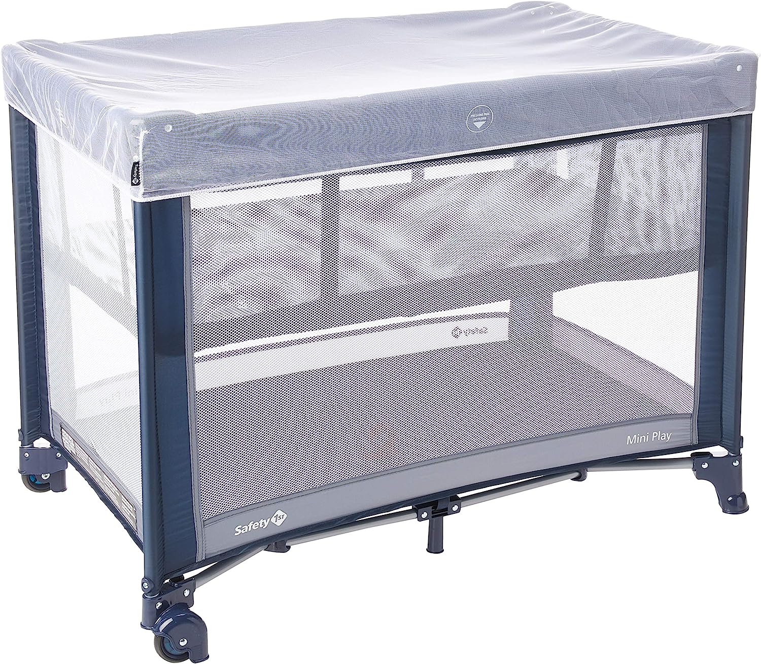 Berço Portátil Fit Cinza Estrelas 0-15kg, Safety 1st