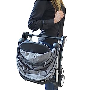 Carrinho de Bebê Up!, Preto, Até 15 kg, Burigotto