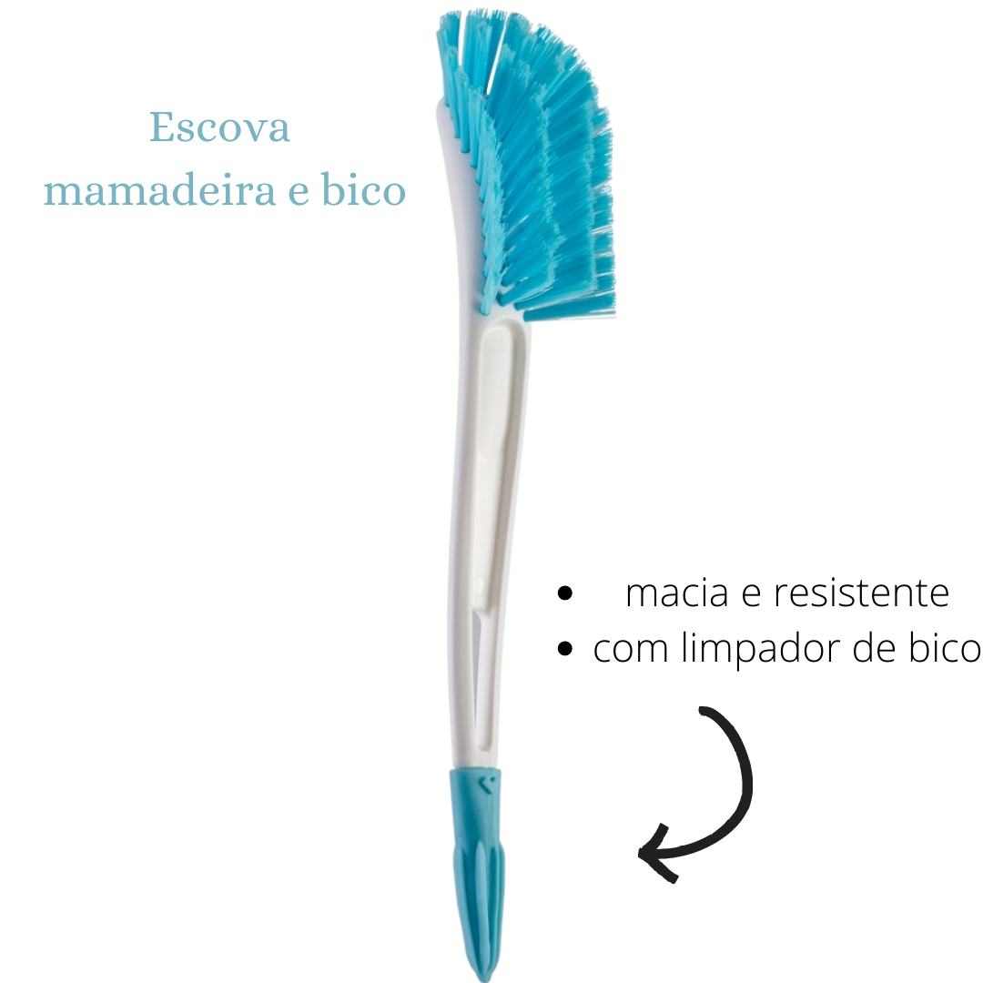 Escova Para Mamadeira Azul Buba