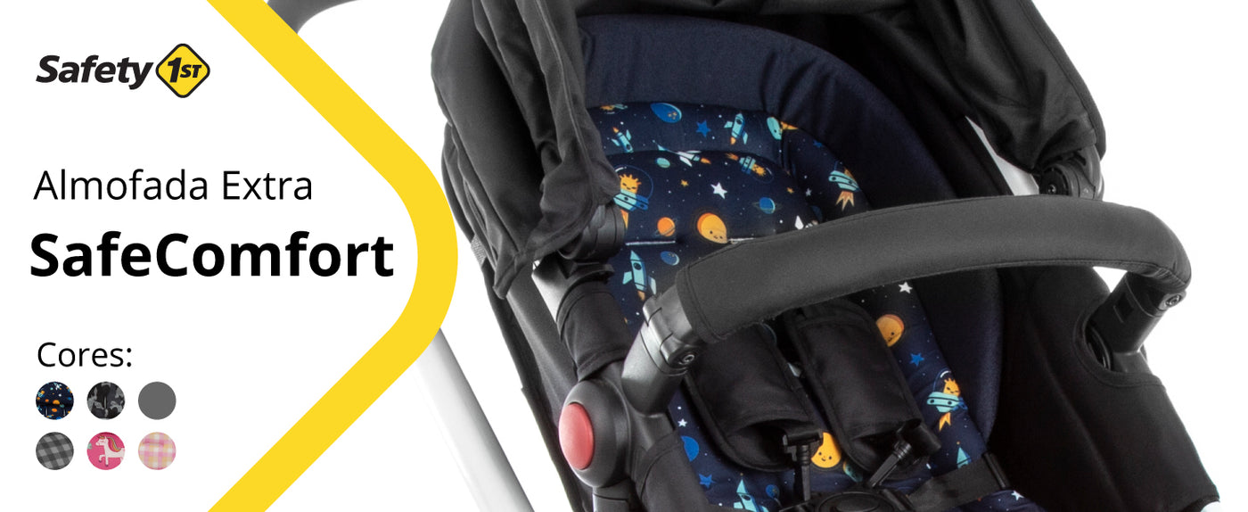 Almofada Extra para Carrinho Azul SafeComfort, Safety 1st