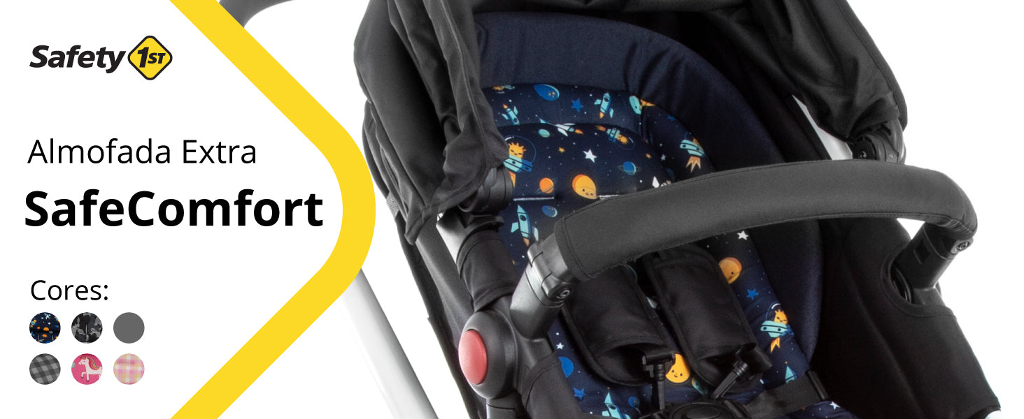 Almofada Extra para Carrinho Azul SafeComfort, Safety 1st