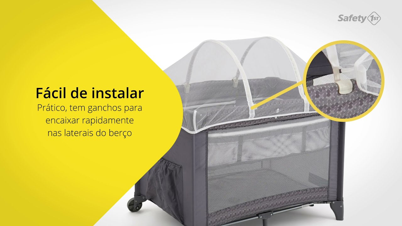Mosquiteiro para berço SafeNap, White,  Safety 1st